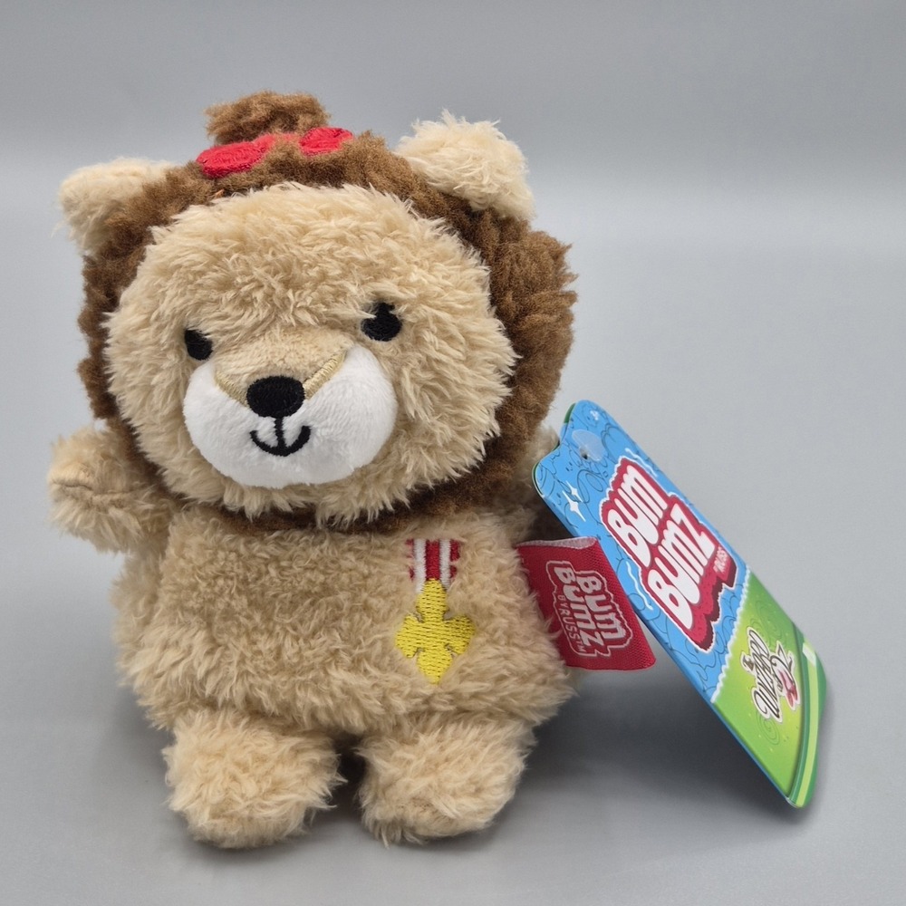 Wizard of Oz Bumbumz COWARDLY LION 4.5" Bum Bumz Plush NWT